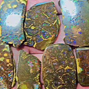 australian Boulder opal 270 cts 8 pcs wholesale lot